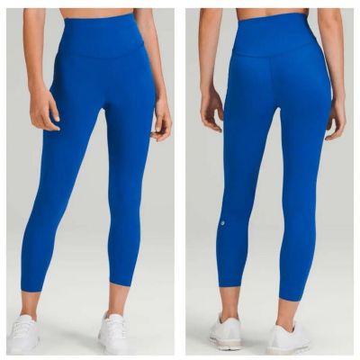 New NWT Lululemon Base Pace Leggings 14 HR 25 Womens Symphony Blue Bright Run